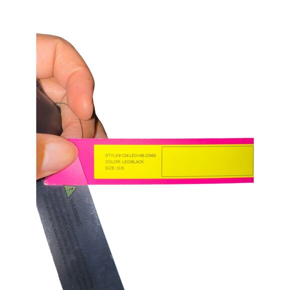 Catherine Malandrino Two Tone Leopard Print Hobo Bag NWT - Picture 6 of 7